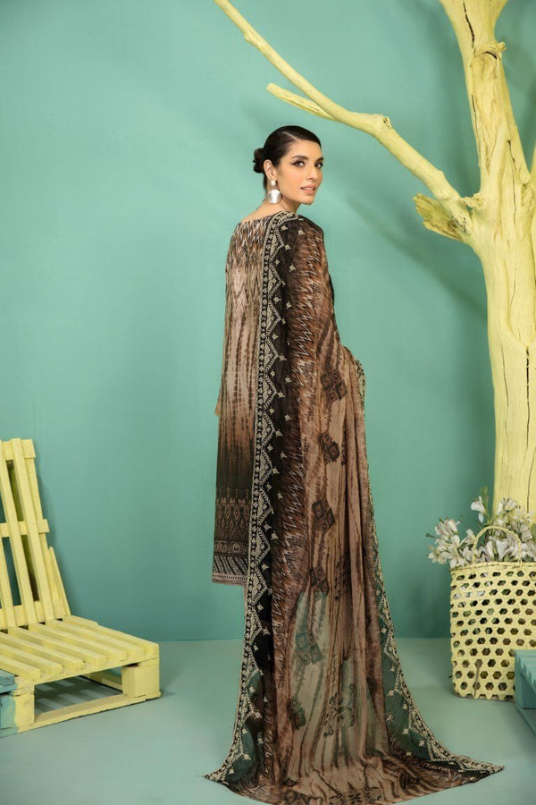 NEW AFNAN EMBROIDERED LAWN KJH-399