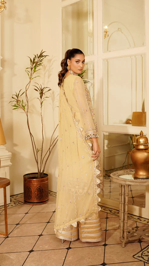 EMBROIDERED CHIFFON BY ZEBTAN SYBILLA FC-09