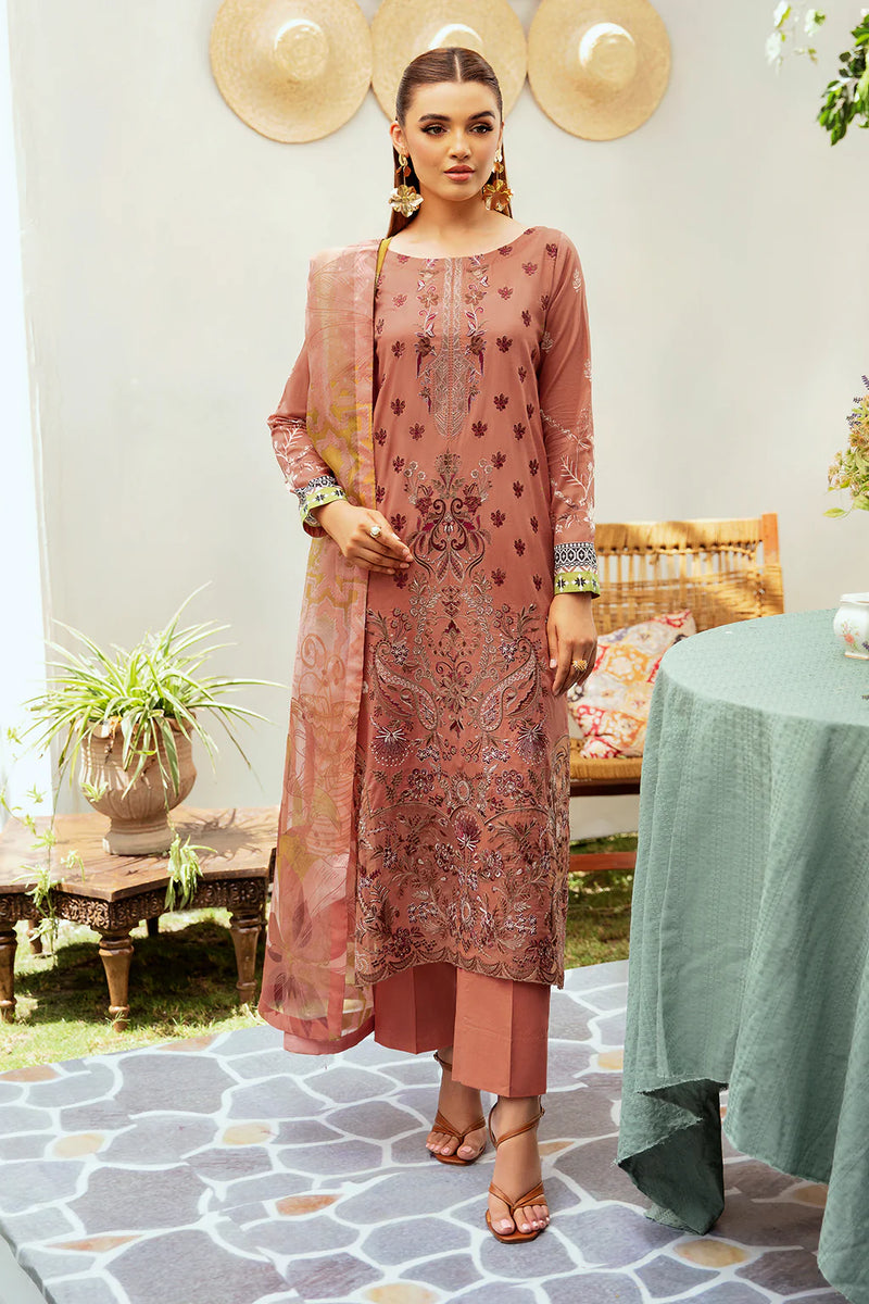MASHAAL LAWN DRESS BY RAMSHA-KV12-Y-12012