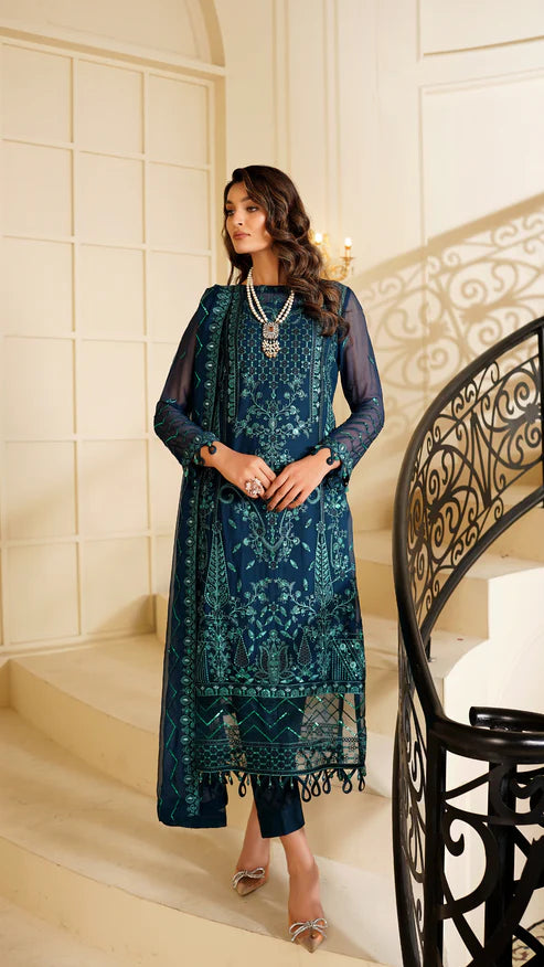 EMBROIDERED CHIFFON BY ZEBTAN ELAYHA FC-02