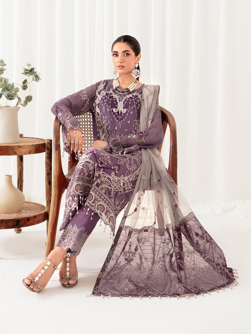 RANGOON CHIFFON BY RAMSHA D-1002