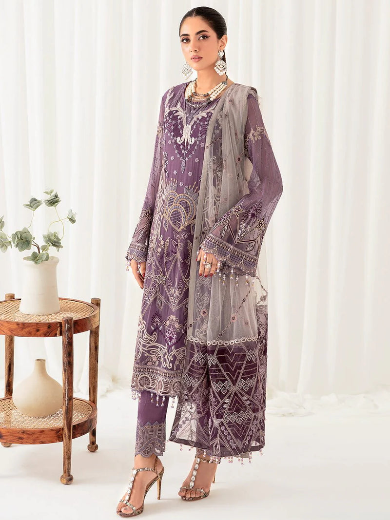 RANGOON CHIFFON BY RAMSHA D-1002