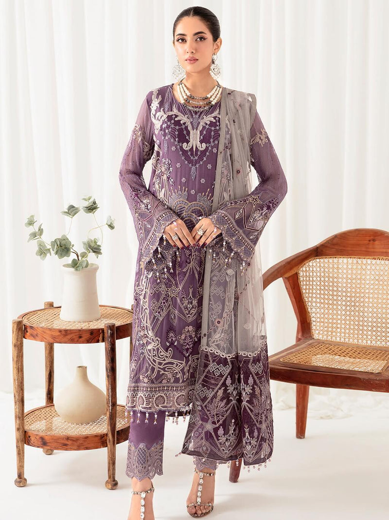 RANGOON CHIFFON BY RAMSHA D-1002