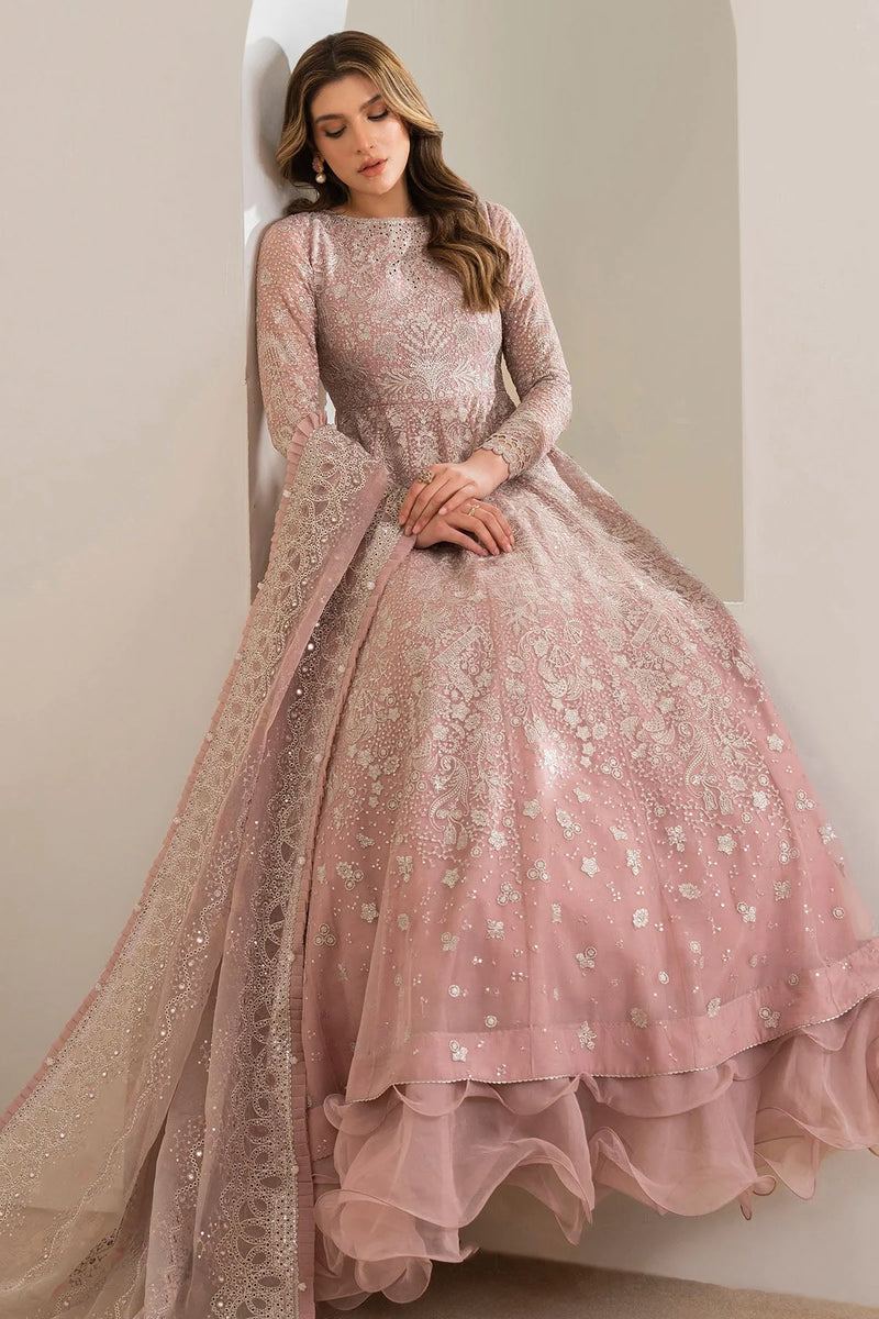JAZMIN WEDDING FORMAL EMBROIDERED CHIFFON UC-3024