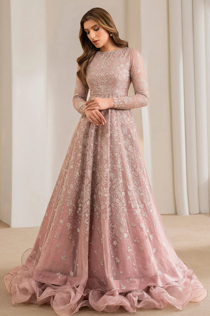 JAZMIN WEDDING FORMAL EMBROIDERED CHIFFON UC-3024