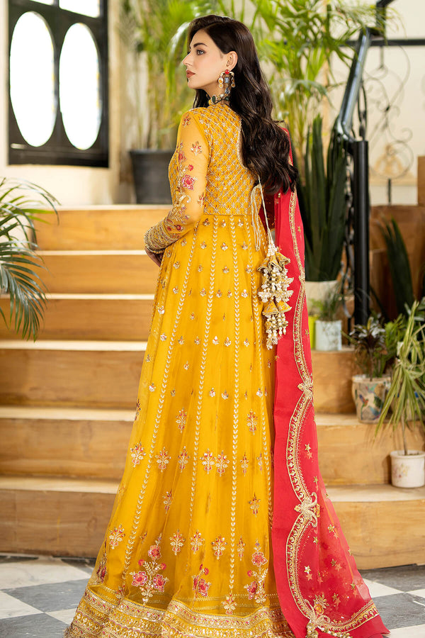 JHALAK BY IMROZIA EMBROIDERED NET I-182 AAFREEN