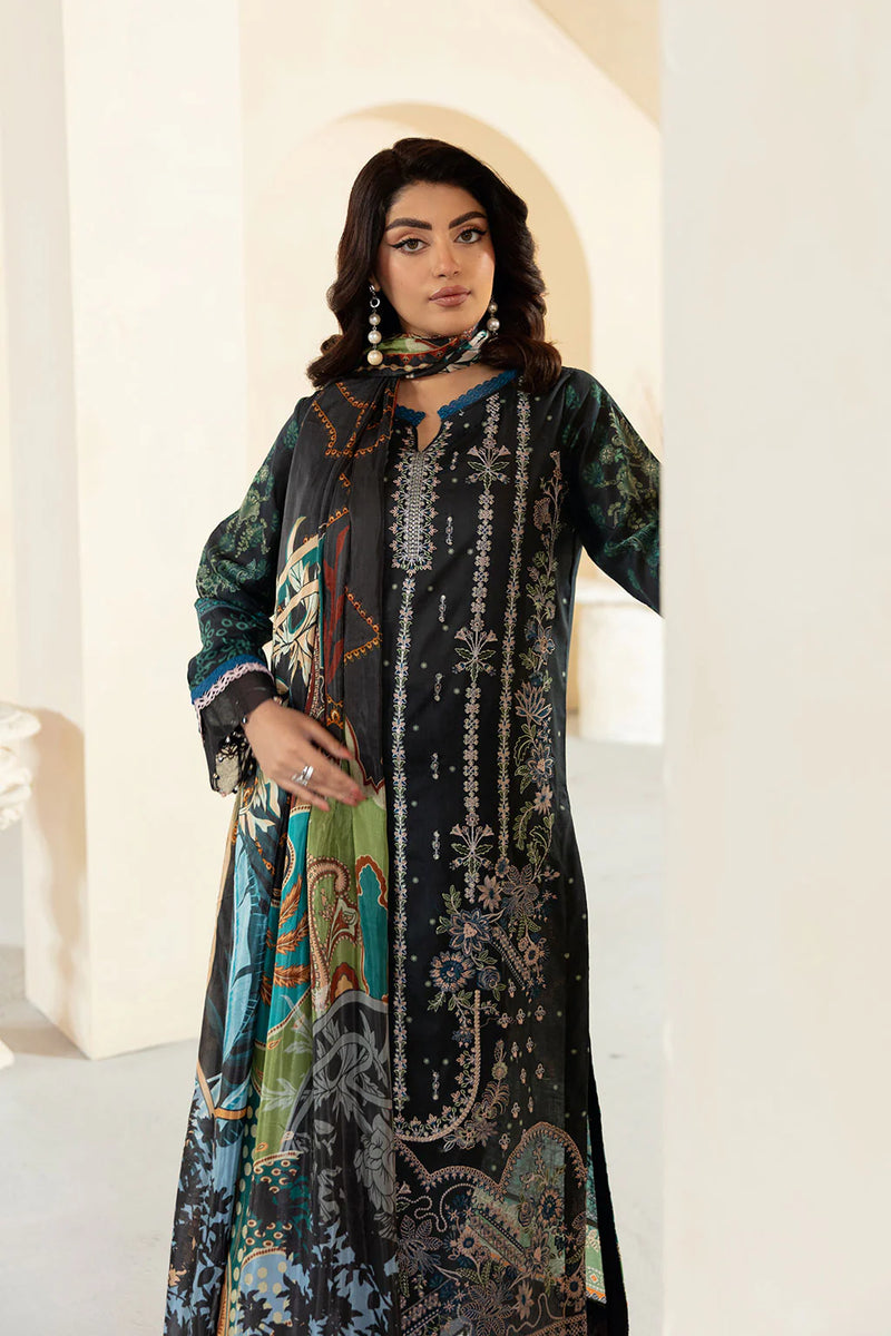 MASHAAL LAWN DRESS BY RAMSHA-KV13-Y-1301
