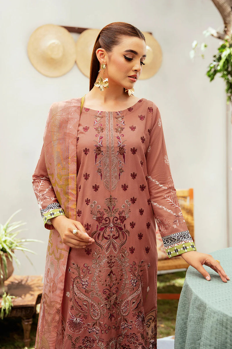 MASHAAL LAWN DRESS BY RAMSHA-KV12-Y-12012