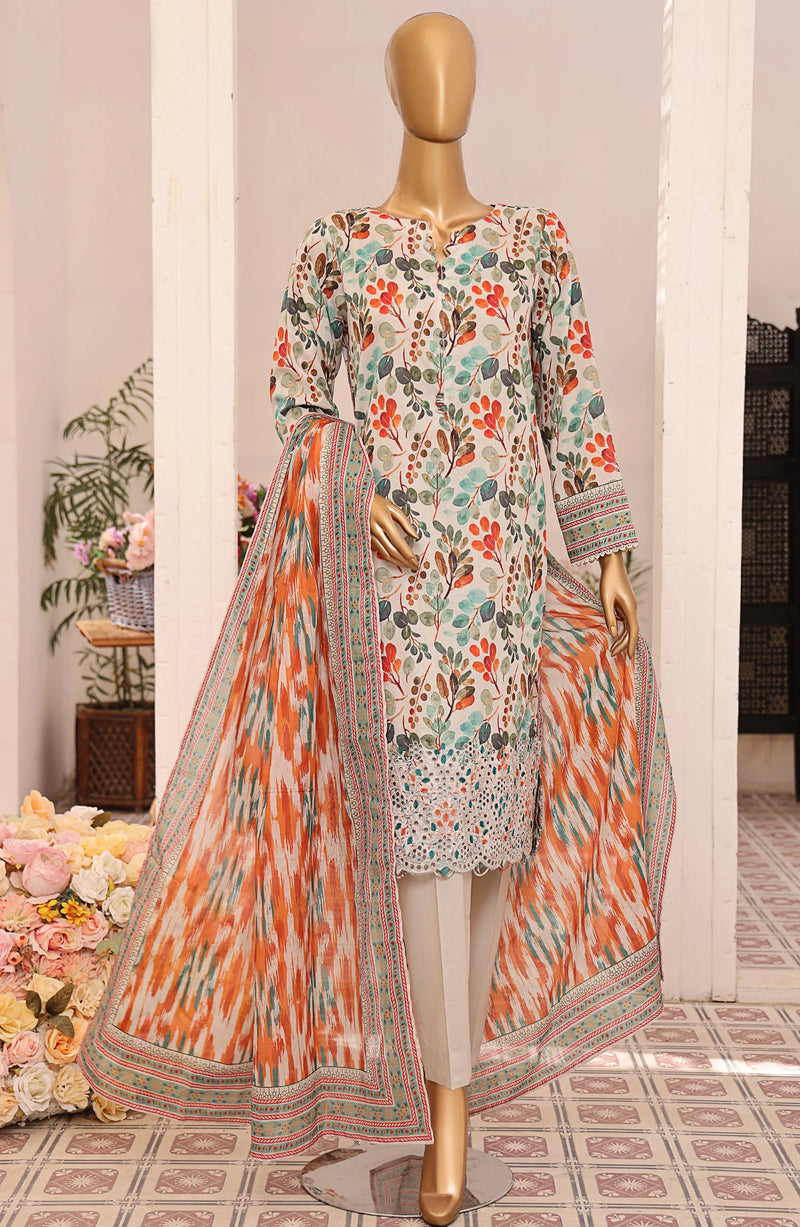 EMBROIDERED LAWN BY HZ ALE-301