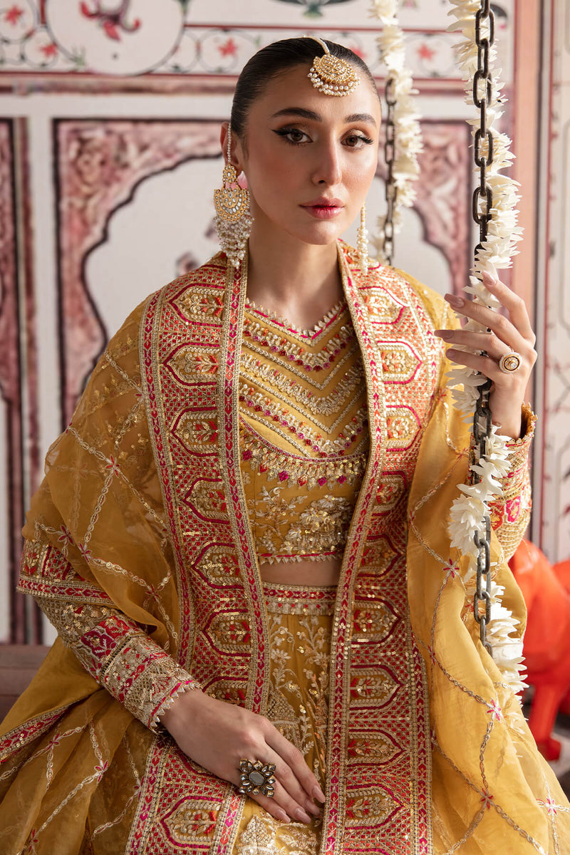 DASTAAN BY IMROZIA EMBROIDERED NET IB-35 NARMIN
