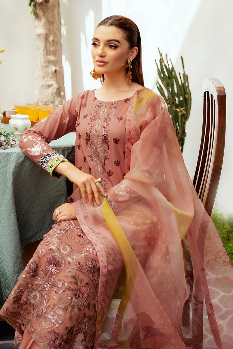 MASHAAL LAWN DRESS BY RAMSHA-KV12-Y-12012