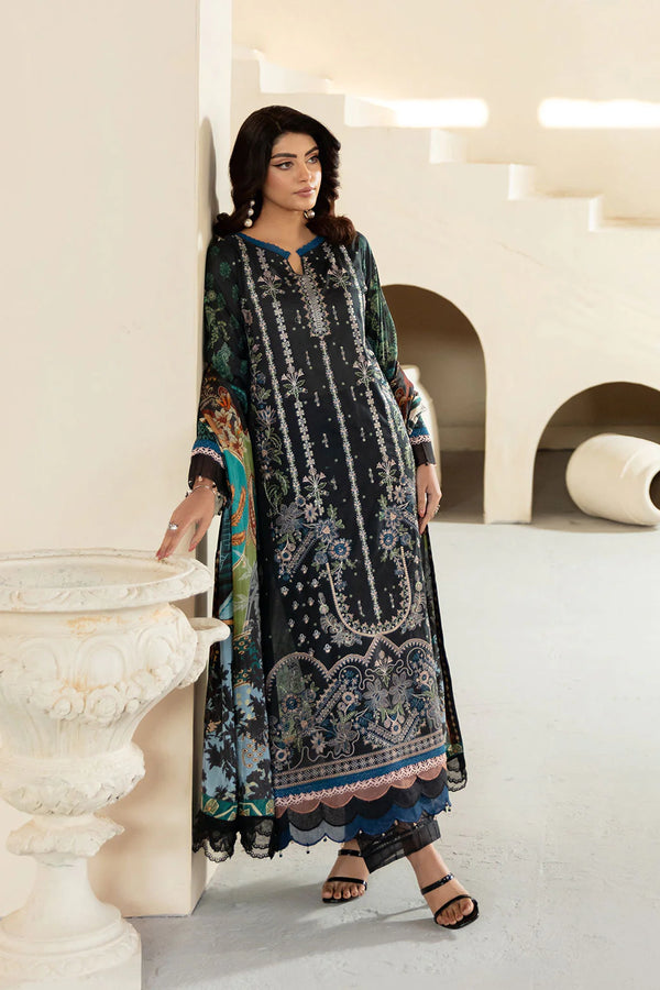 MASHAAL LAWN DRESS BY RAMSHA-KV13-Y-1301