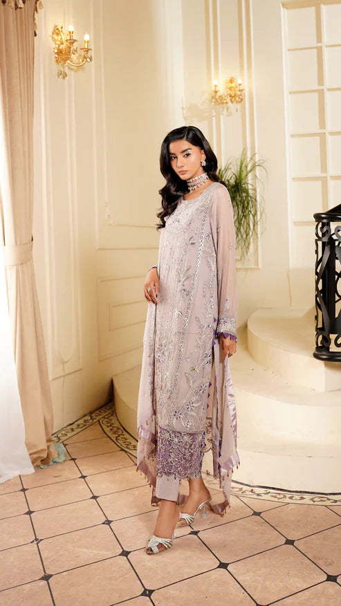 EMBROIDERED CHIFFON BY ZEBTAN EIRAAM FC-03