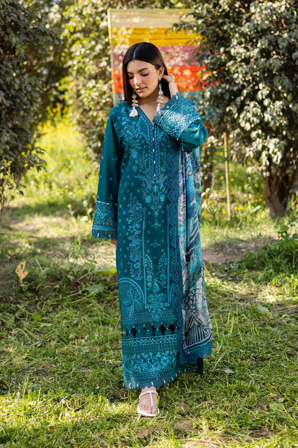 RIWAYAT LAWN DRESS BY RAMSHA-KV12 Y-1206