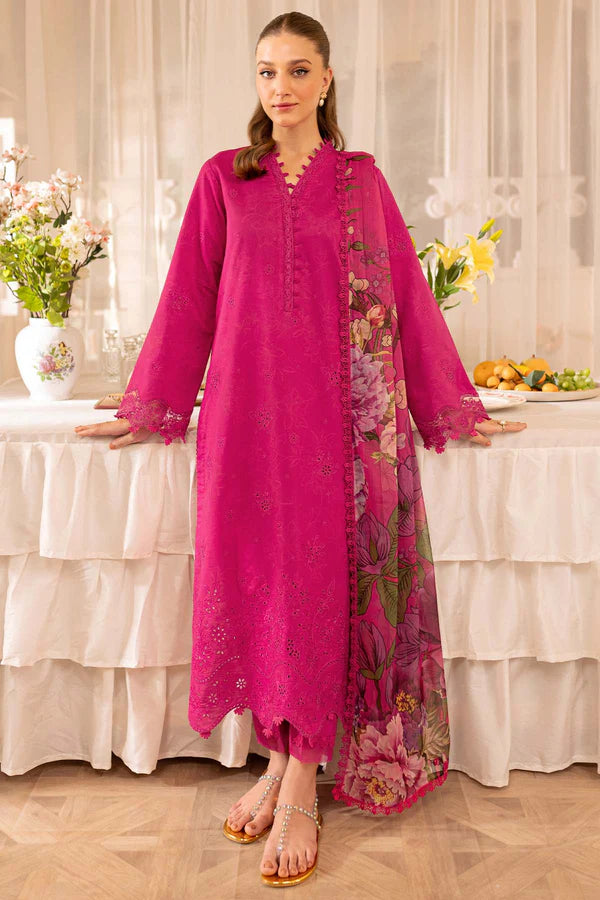 BEAUTIFUL EMBROIDERED LAWN BY FARASHA 1-ASTER