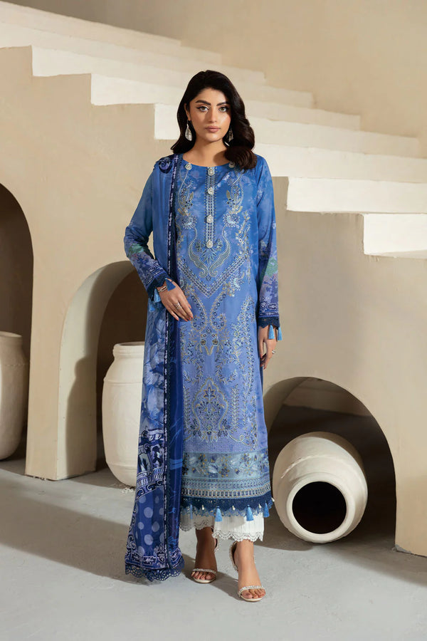 MASHAAL LAWN DRESS BY RAMSHA-KV13-Y-1302
