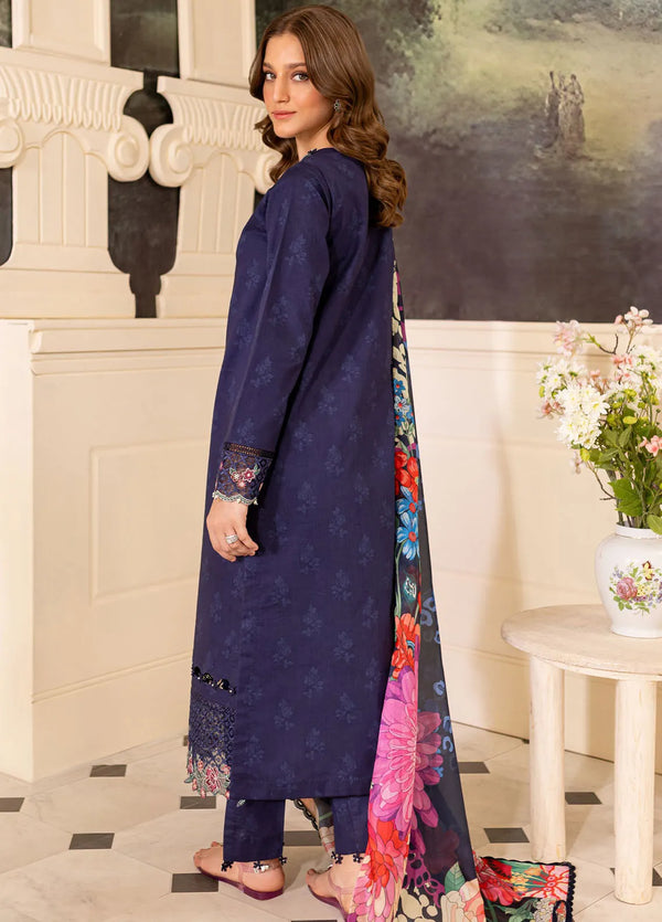 BEAUTIFUL SERAYA LAWN BY RAMSHA 2- INDIGO