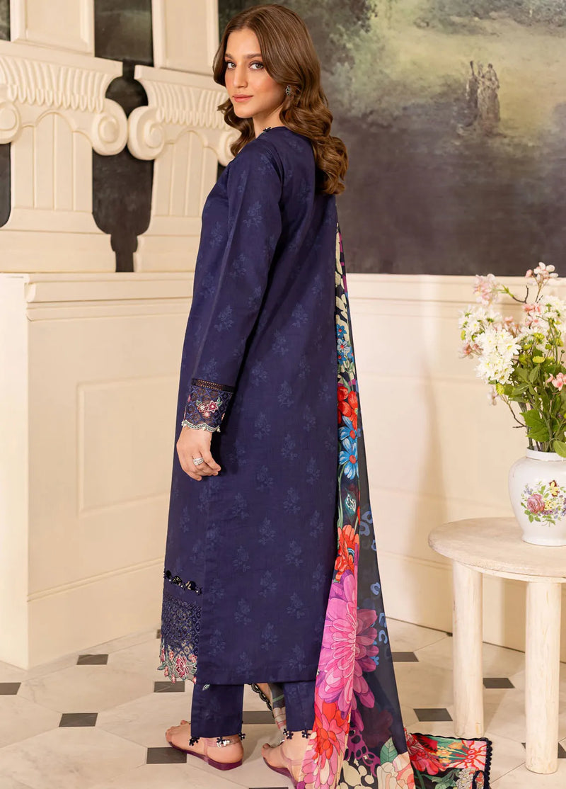 BEAUTIFUL SERAYA LAWN BY RAMSHA 2- INDIGO