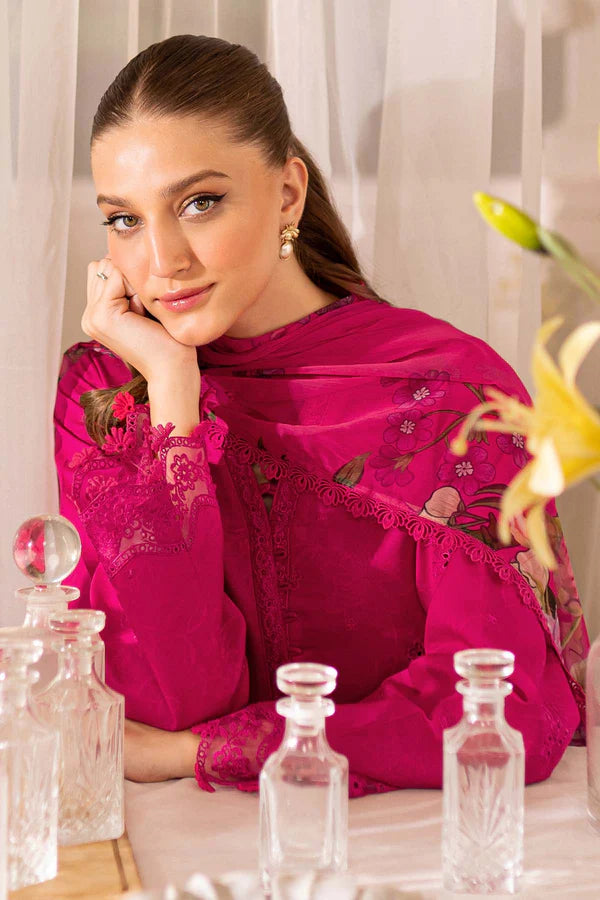 BEAUTIFUL EMBROIDERED LAWN BY FARASHA 1-ASTER