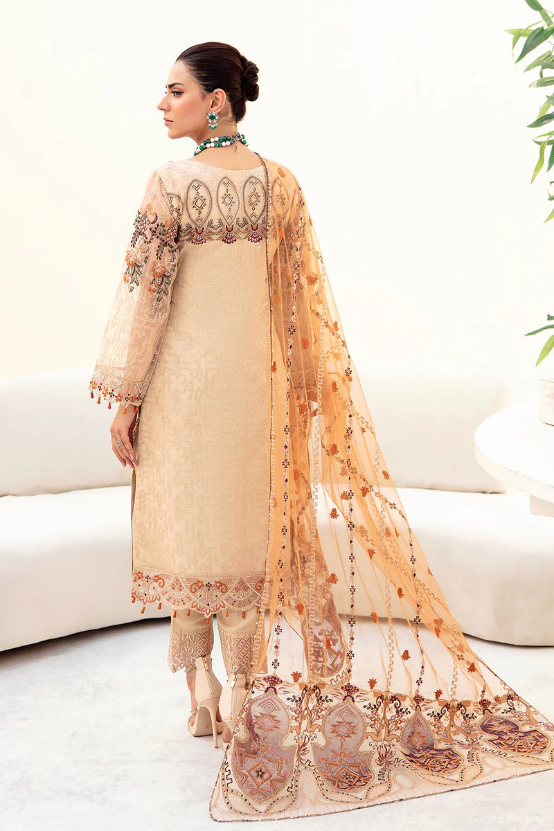 MINHAL ORGANZA DRESS BY RAMSHA KV9-M-901