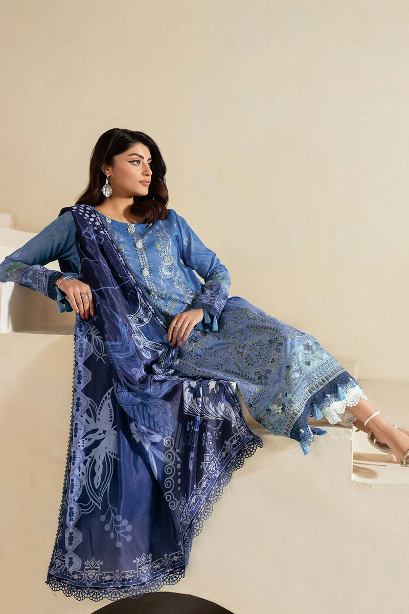 MASHAAL LAWN DRESS BY RAMSHA-KV13-Y-1302