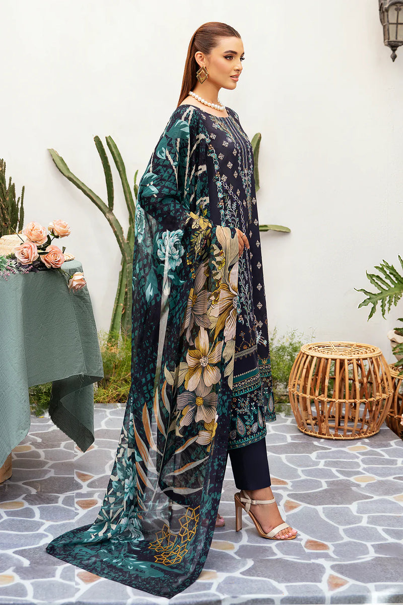 MASHAAL LAWN DRESS BY RAMSHA-KV12-Y-1207