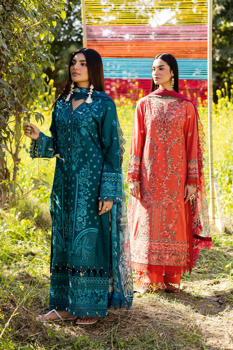 RIWAYAT LAWN DRESS BY RAMSHA-KV12 Y-1206