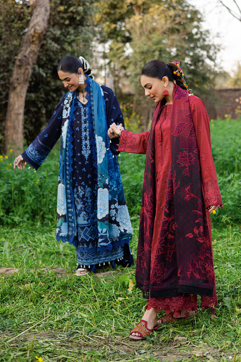RIWAYAT LAWN DRESS BY RAMSHA-KV12 Y-1203