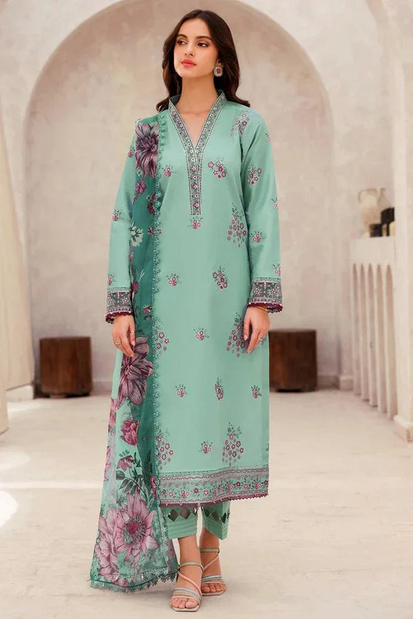 BEAUTIFUL BAHAR LAWN BY RAMSHA 08-CYAN WHISPER
