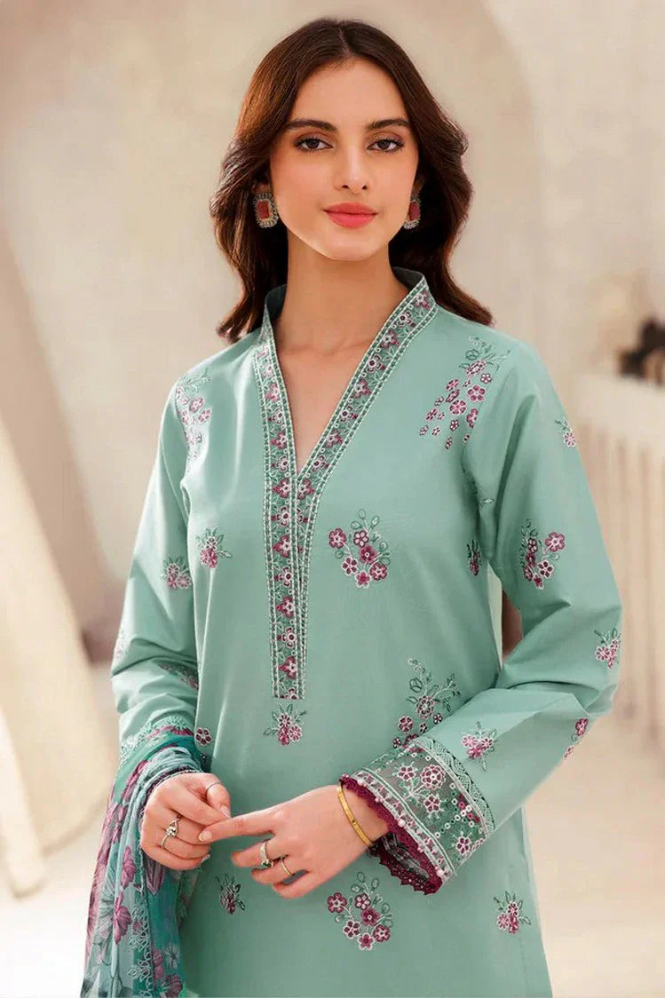 BEAUTIFUL BAHAR LAWN BY RAMSHA 08-CYAN WHISPER
