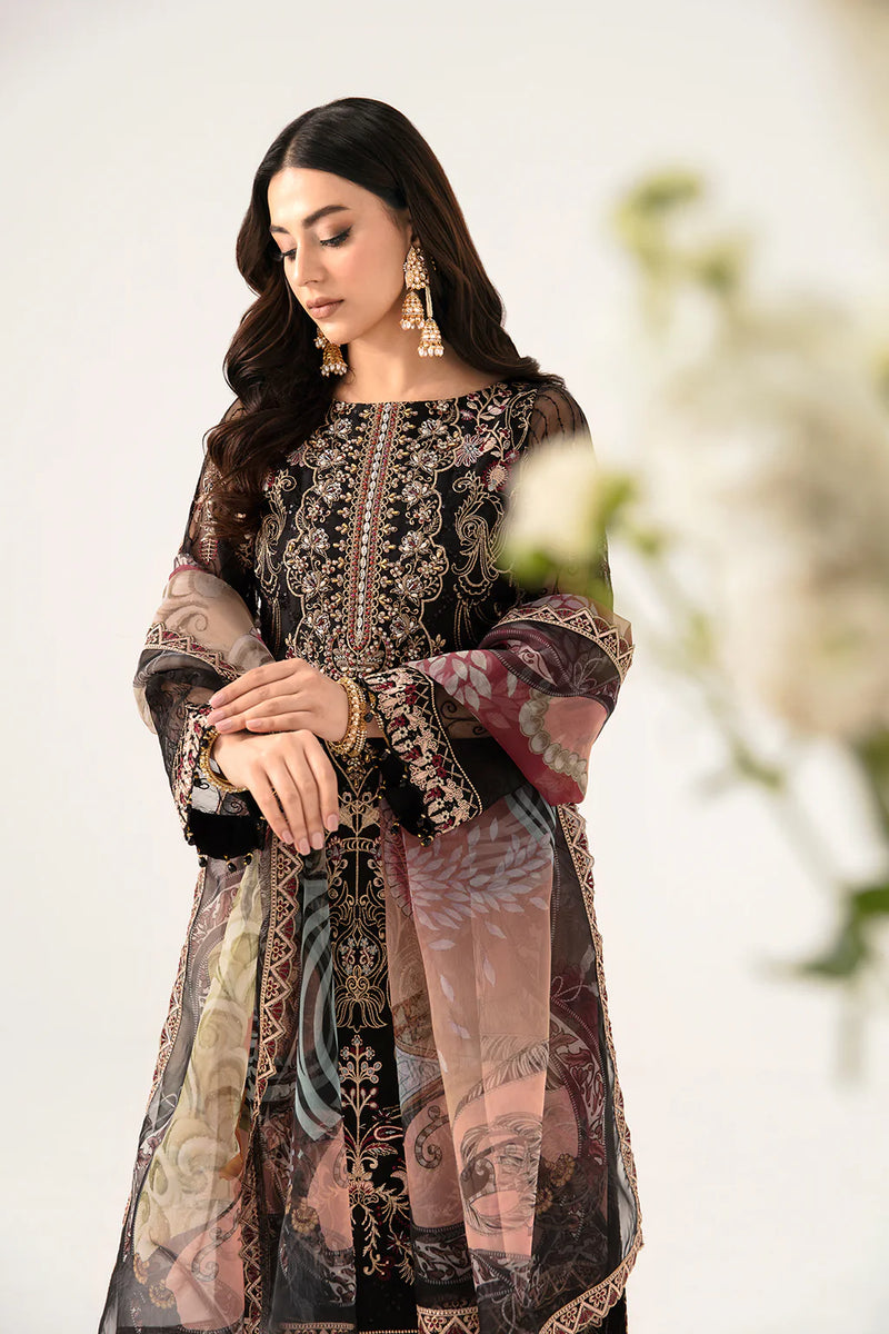 MINHAL ORGANZA DRESS BY RAMSHA KV11-M-1105