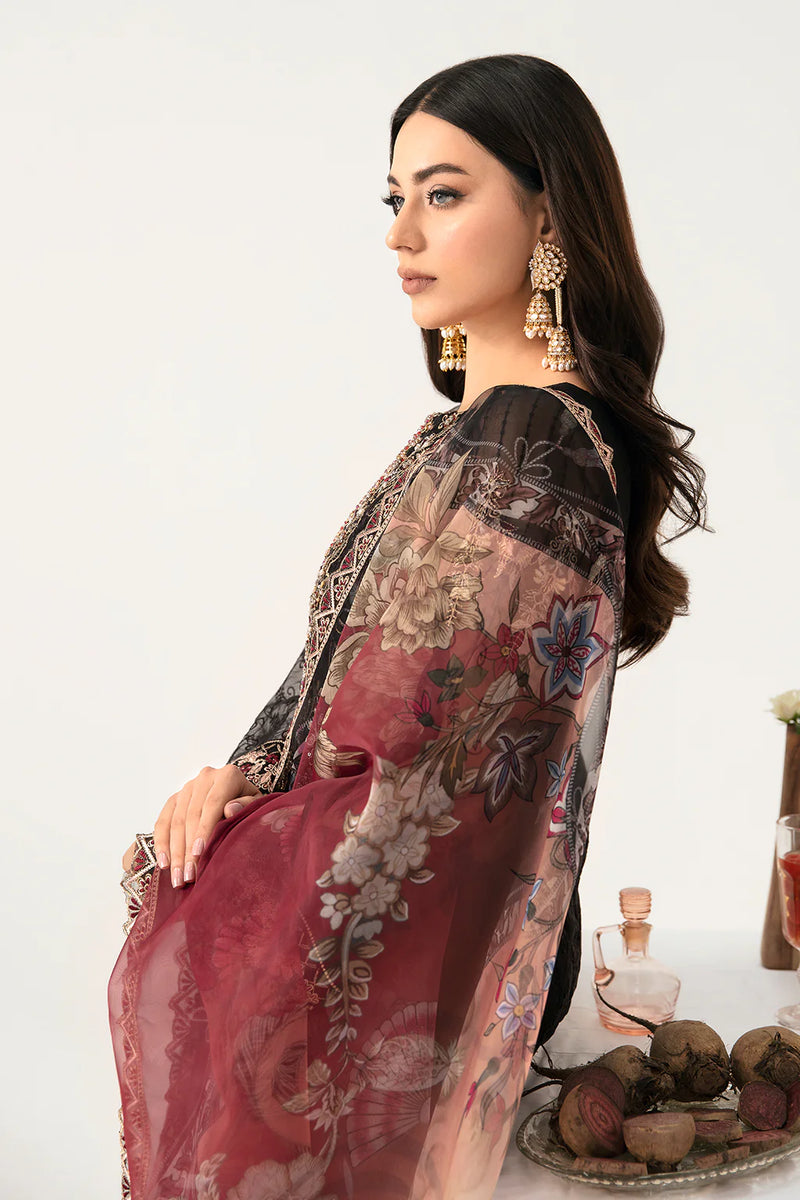 MINHAL ORGANZA DRESS BY RAMSHA KV11-M-1105