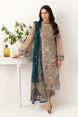 MINHAL ORGANZA DRESS BY RAMSHA KV11-M-1106