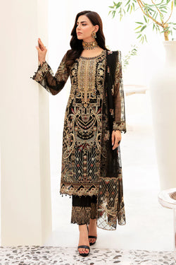 MINHAL ORGANZA DRESS BY RAMSHA KV9-M-906