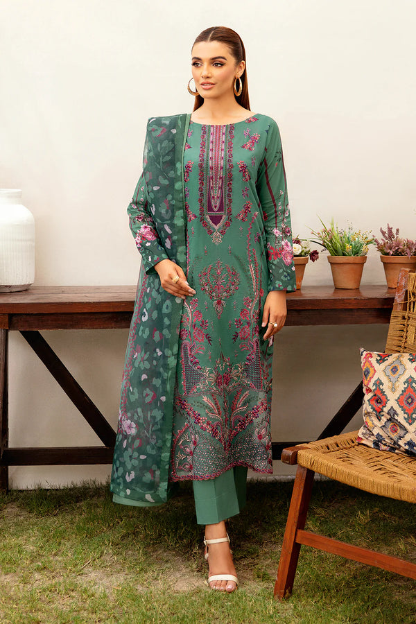 MASHAAL LAWN DRESS BY RAMSHA-KV12-Y-1202