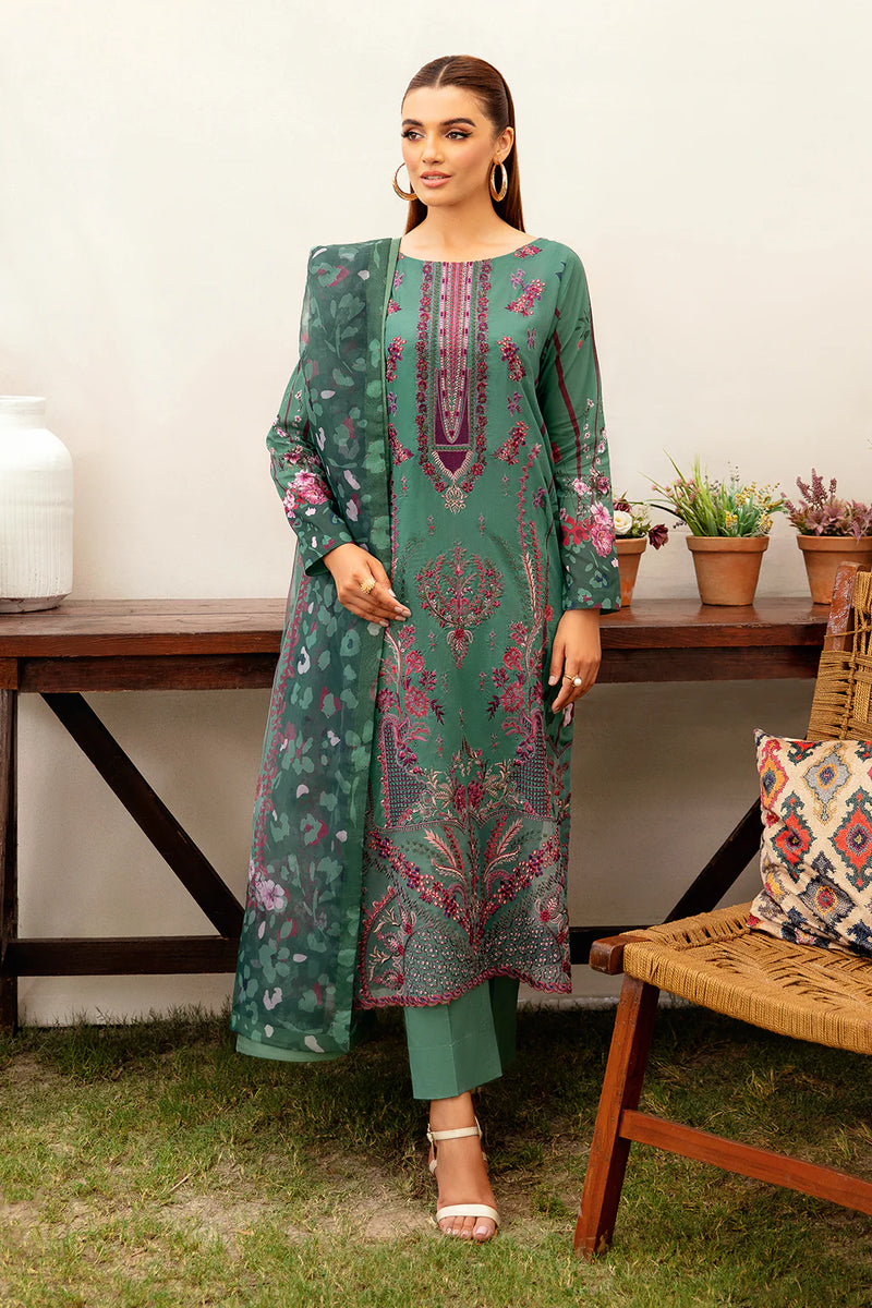 MASHAAL LAWN DRESS BY RAMSHA-KV12-Y-1202