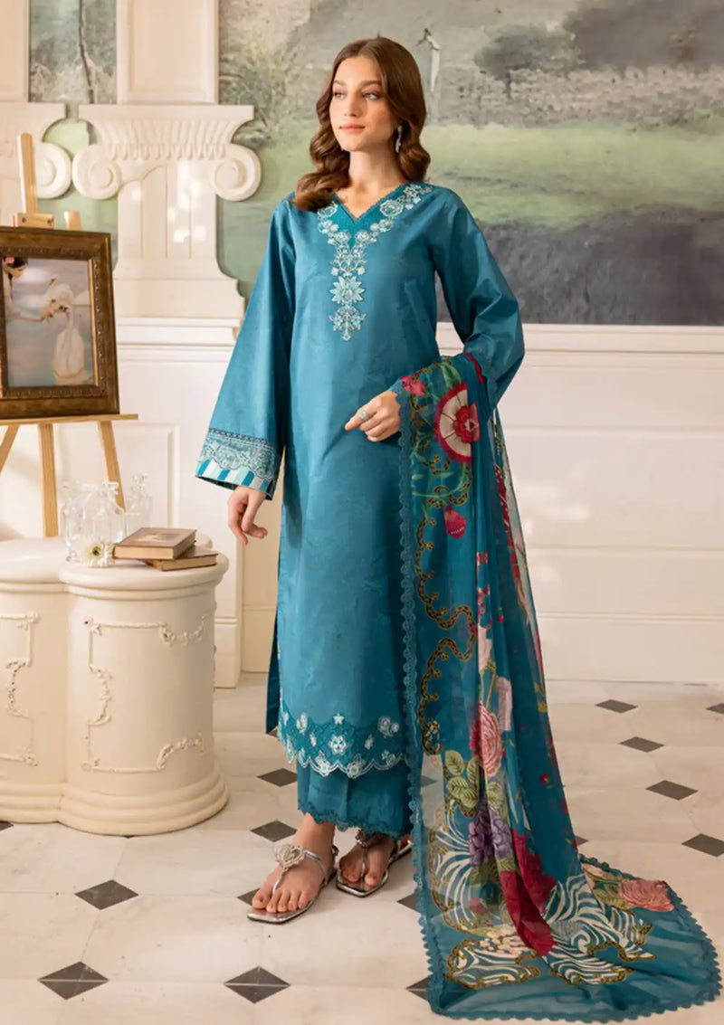 BEAUTIFUL SERAYA LAWN BY RAMSHA 8-PERIWINKLE
