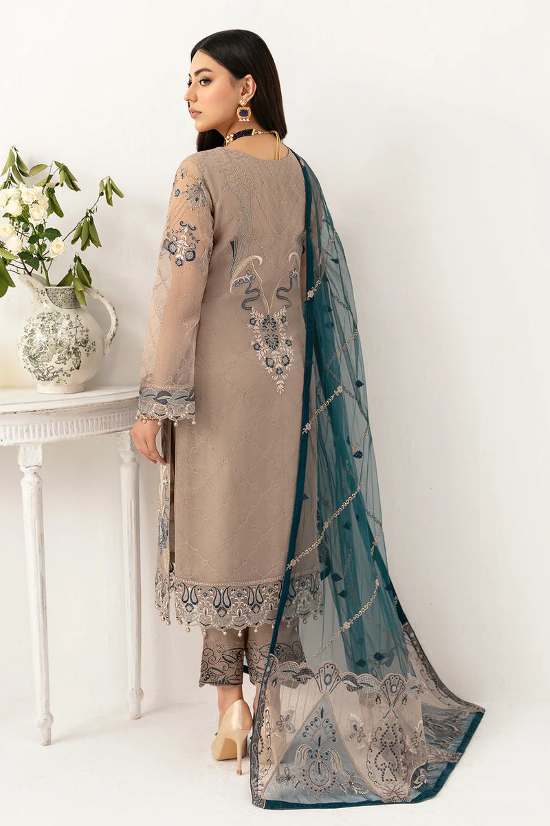 MINHAL ORGANZA DRESS BY RAMSHA KV11-M-1106