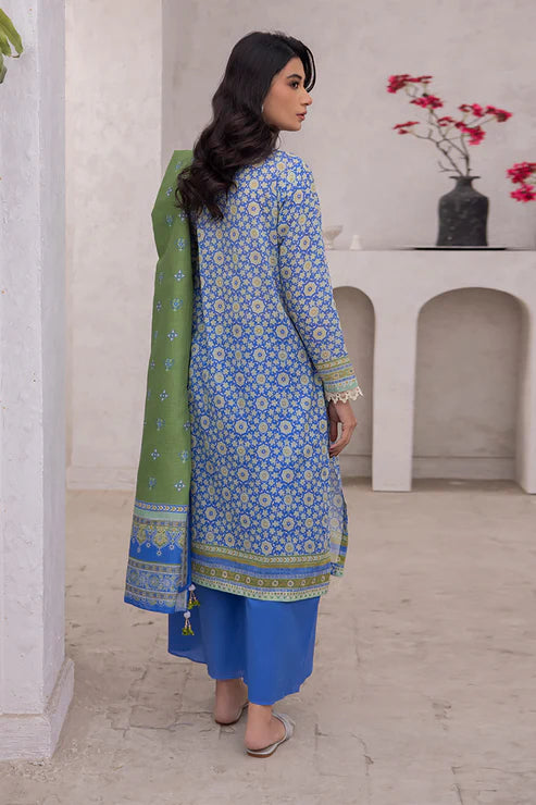 PRINTED EMBROIDERED LAWN BY ZELLBURY WUS24E31104