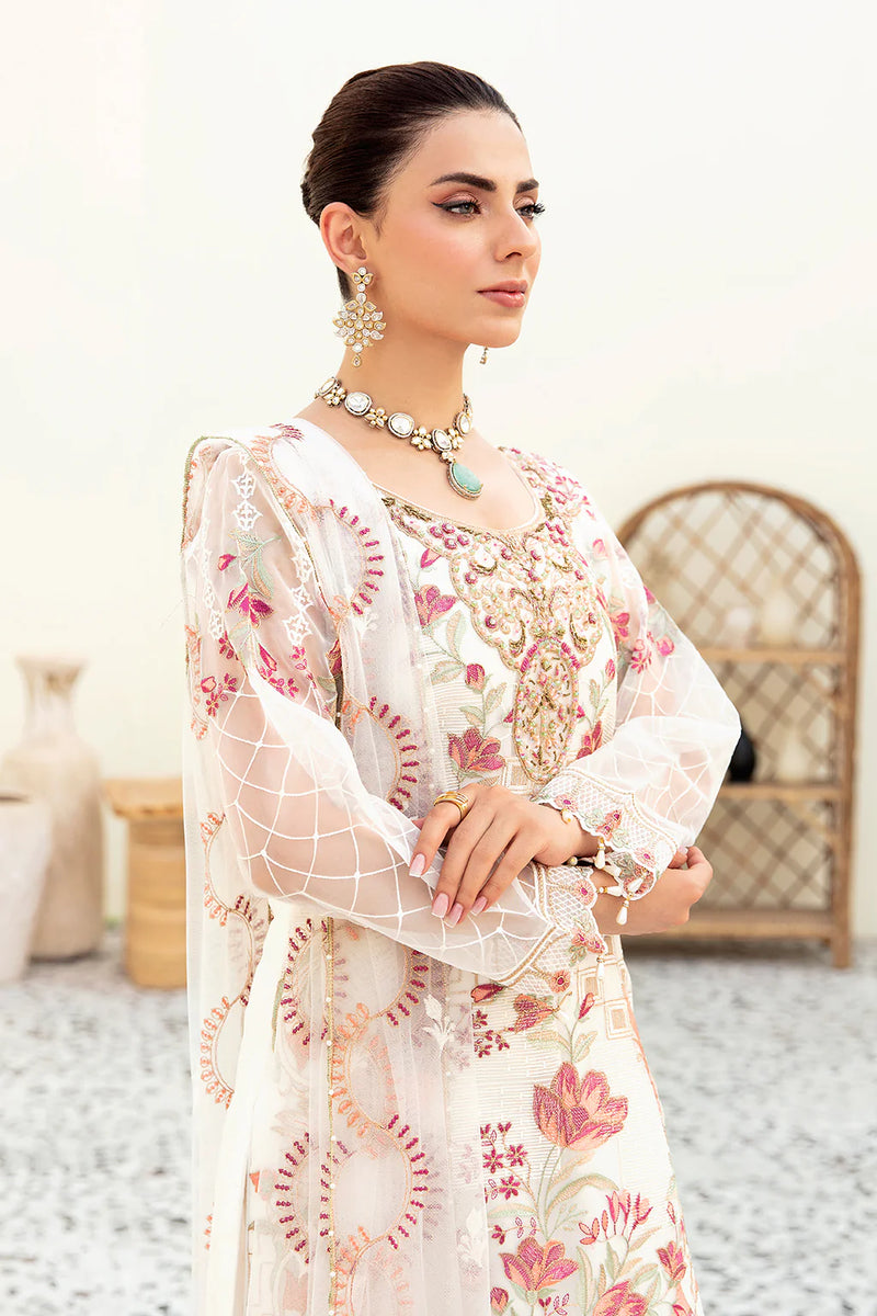 MINHAL ORGANZA DRESS BY RAMSHA KV9-M-907