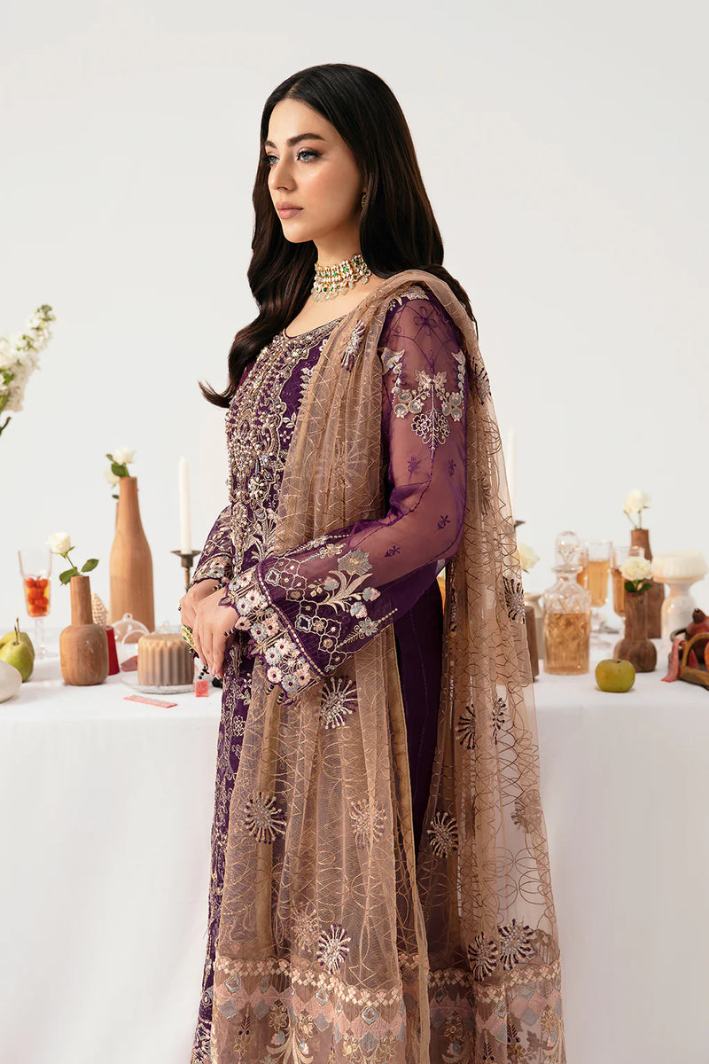 MINHAL ORGANZA DRESS BY RAMSHA KV11-M-1109