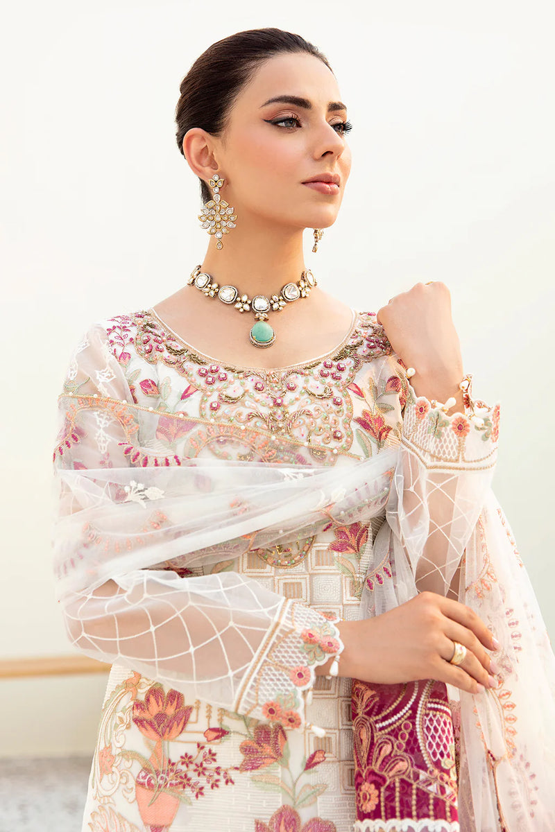 MINHAL ORGANZA DRESS BY RAMSHA KV9-M-907