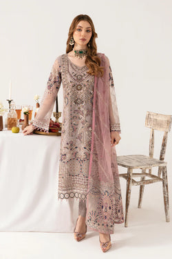 MINHAL ORGANZA DRESS BY RAMSHA KV11-M-1110
