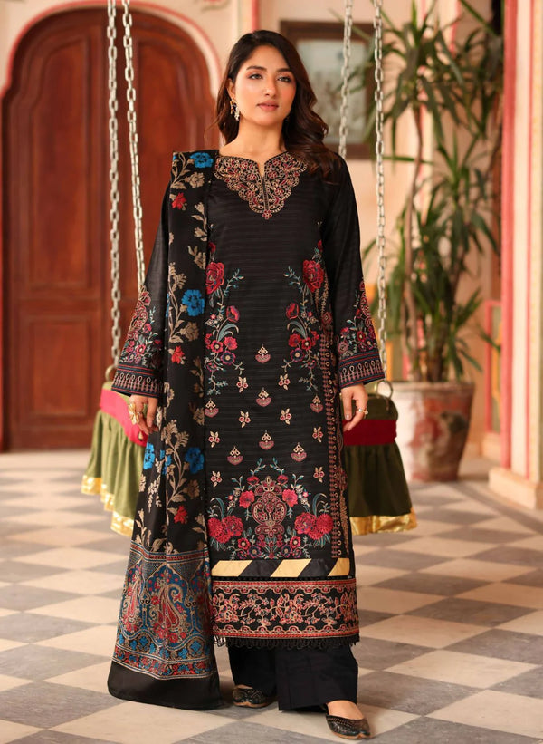 EMBROIDERED LAWN WHIT JACQUARD LAWN DUPATTA KV-24 JH-480
