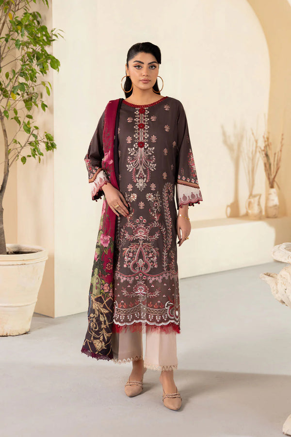 MASHAAL LAWN DRESS BY RAMSHA-KV13-Y-1309