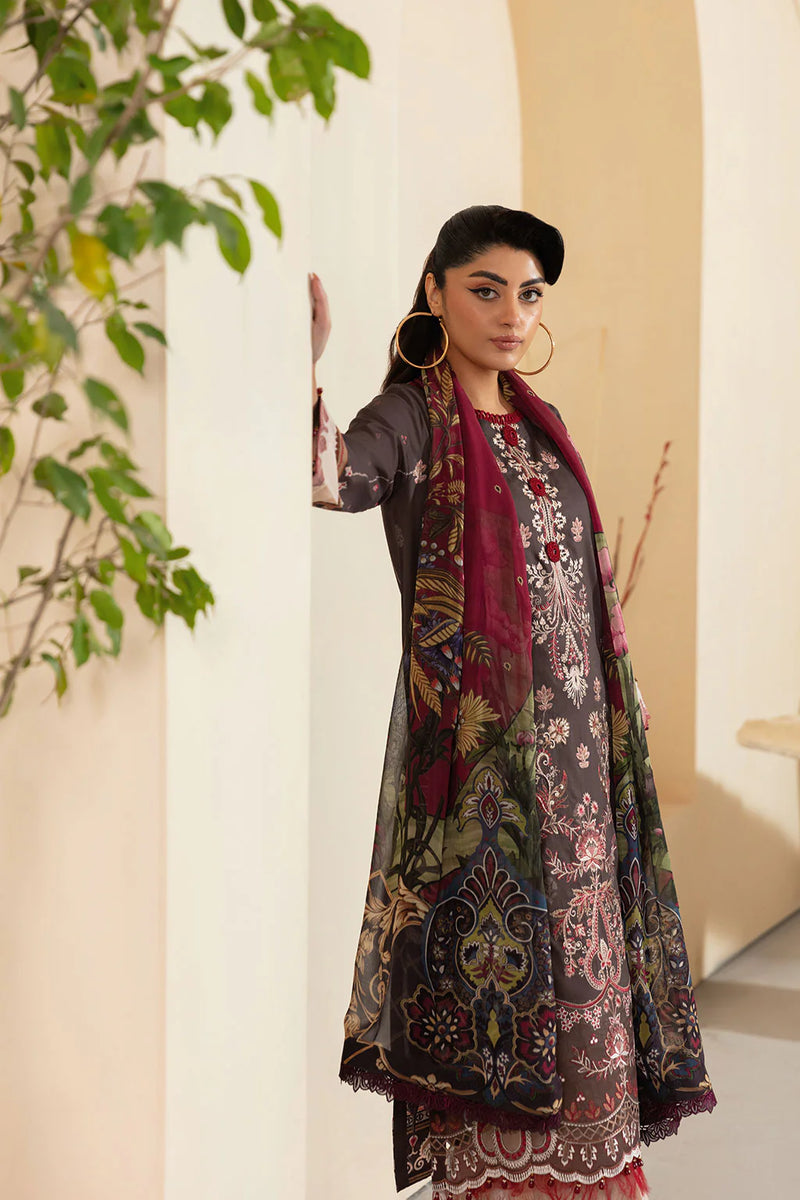 MASHAAL LAWN DRESS BY RAMSHA-KV13-Y-1309