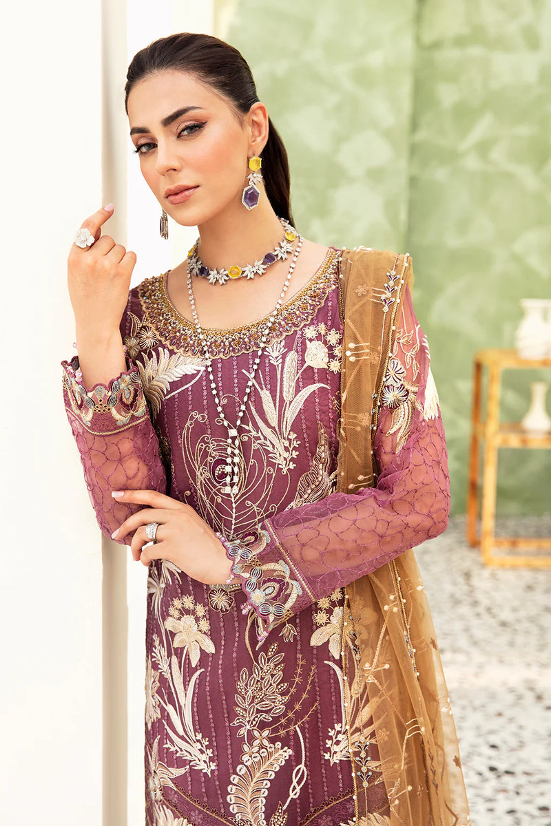 MINHAL ORGANZA DRESS BY RAMSHA KV9-M-910