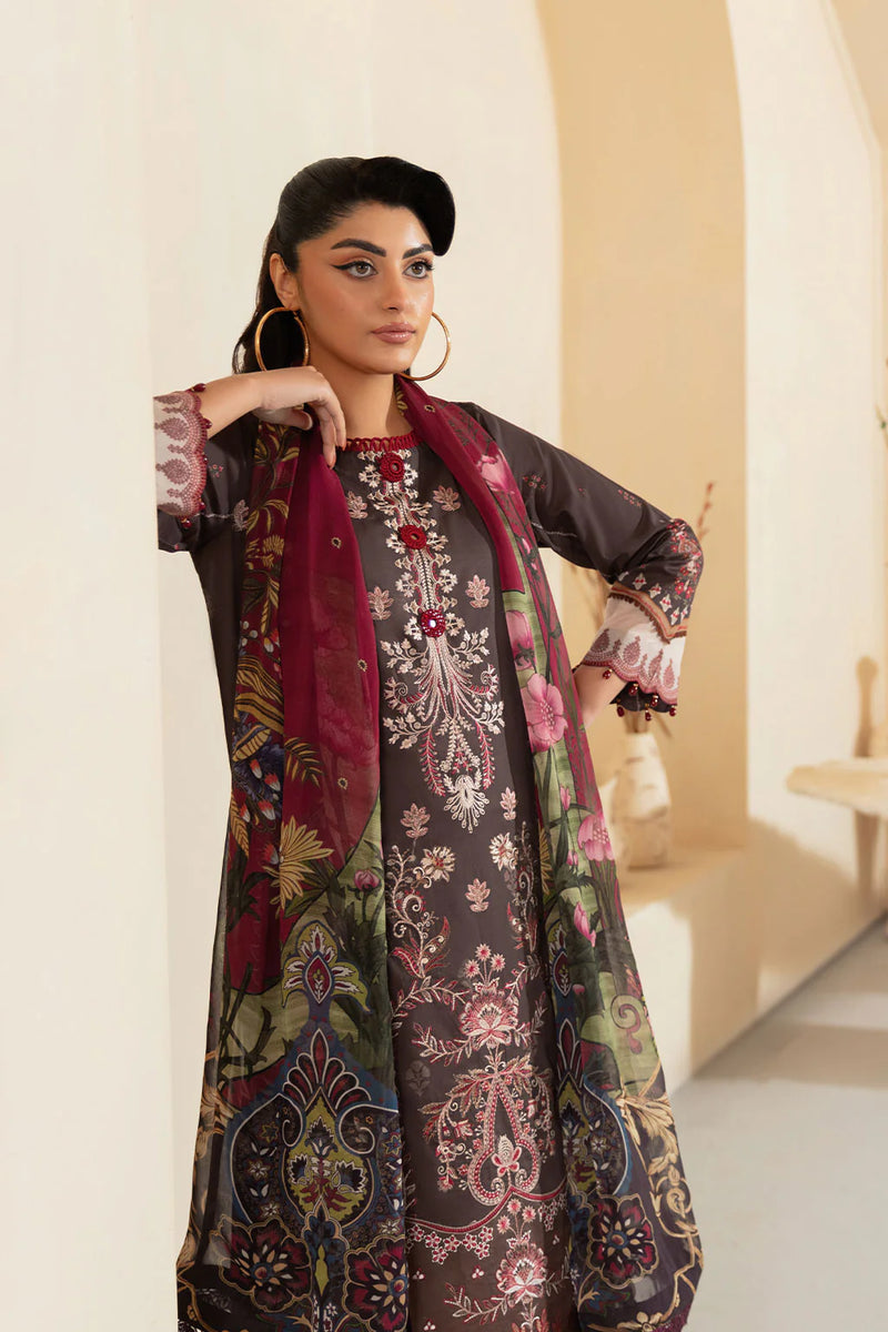 MASHAAL LAWN DRESS BY RAMSHA-KV13-Y-1309