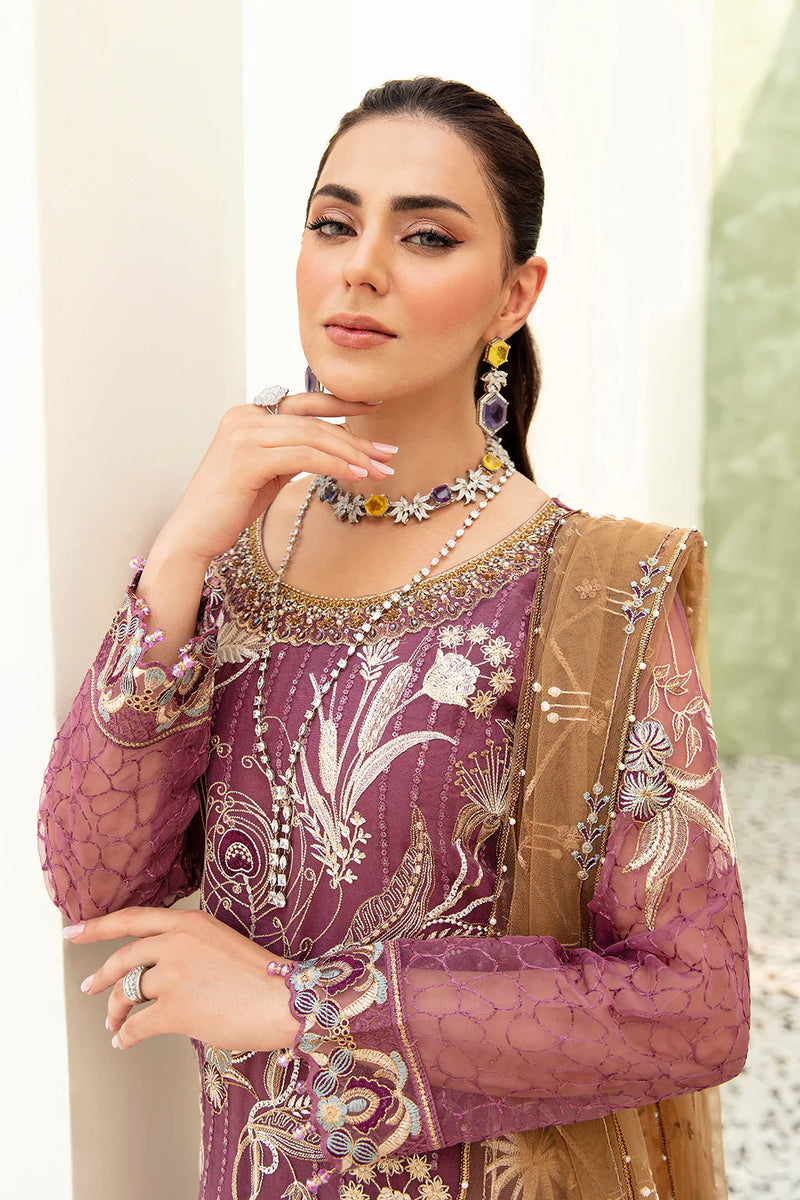 MINHAL ORGANZA DRESS BY RAMSHA KV9-M-910