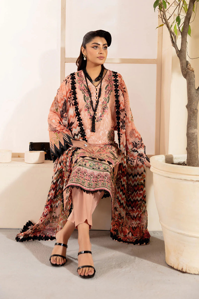 MASHAAL LAWN DRESS BY RAMSHA-KV13-Y-1311